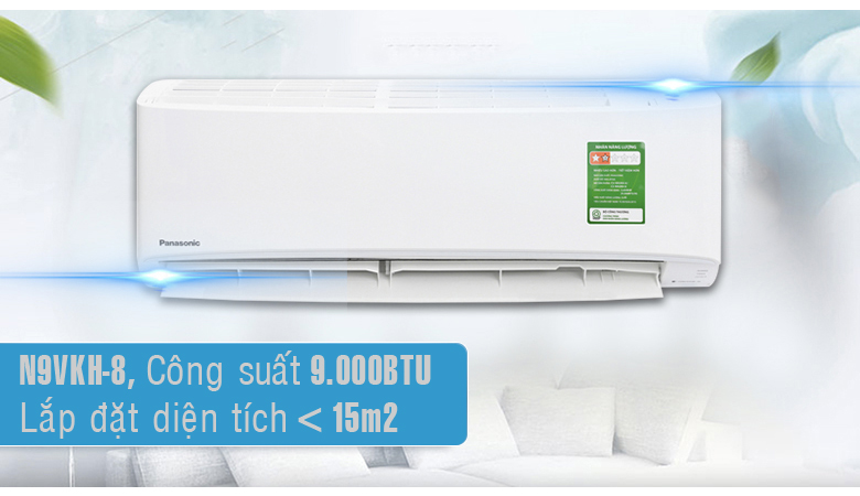 dieu hoa panasonic 1 chieu 9 000btu n9zkh 8 2